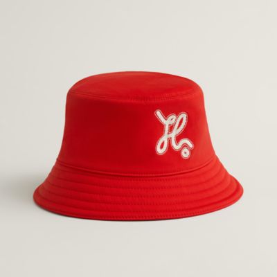 日差し対策にぴったり【HERMES】Kalicia Pois Medor ハット Kalicia Pois Medor hat | Hermès USA